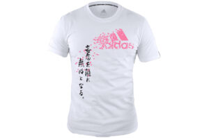 Adidas Graphic T- shirt White Pink