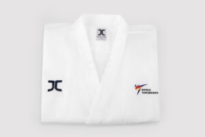 Poomsae taekwondo-pak mannen JC-Club | WT | wit | maat 150