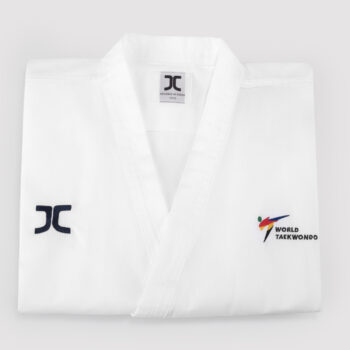 Poomsae taekwondo-pak mannen JC-Club | WT | wit | maat 150
