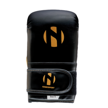 Nihon bokszakhandschoenen (gym bag gloves) | zwart-goud
